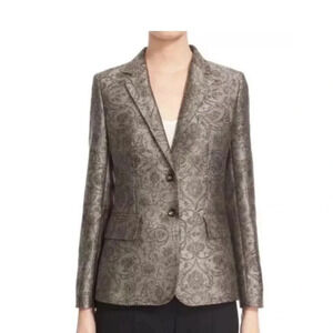 Max Mara 'Siberia' Jacquard Jacket Size 8